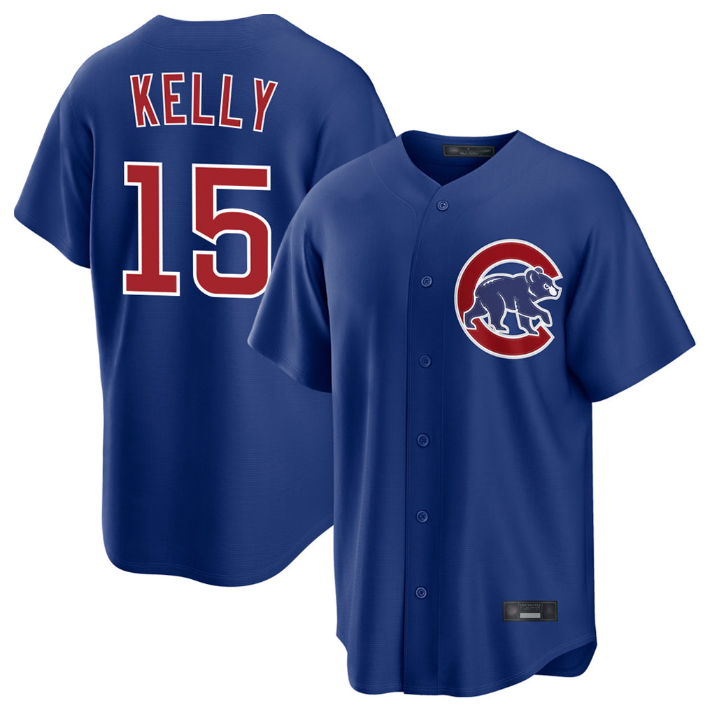 MATTH C.Cubs #15 Carson Kelly Player Royal Limited Home Stitched Jerseys