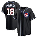 MATTH C.Cubs #18 Shota Imanaga Player Black Fashion Out Game Stitched Jerseys