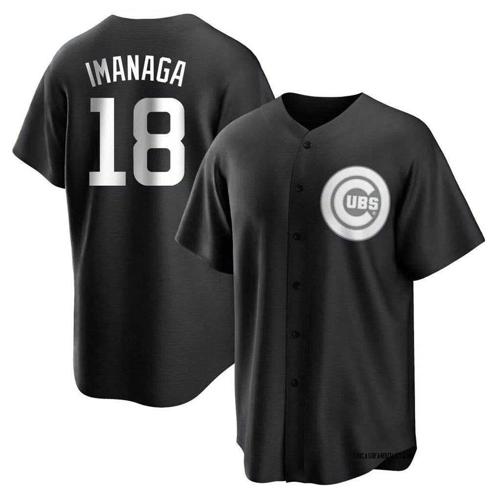 MATTH C.Cubs #18 Shota Imanaga Player Black Game Stitched Jerseys