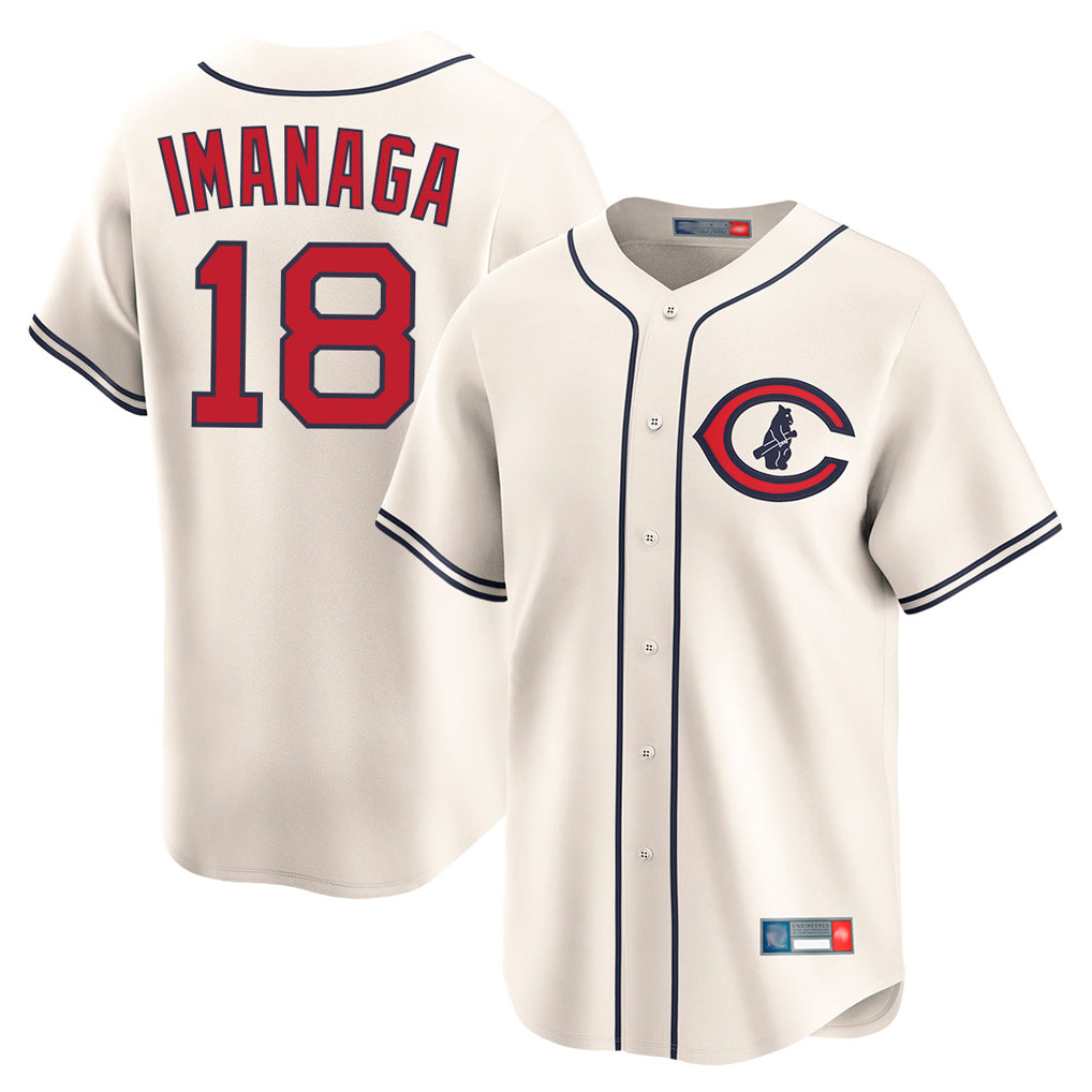 MATTH C.Cubs #18 Shota Imanaga Player Cream Field of Dreams Limited Home Game Stitched Jerseys