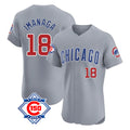MATTH C.Cubs #18 Shota Imanaga Player Gray Road 150th Anniversary Limited Elite Home Stitched Jerseys