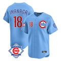 MATTH C.Cubs #18 Shota Imanaga Player Light Blue 150th Anniversary Limited Home Stitched Jerseys