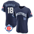 MATTH C.Cubs #18 Shota Imanaga Player Navy City Connect 150th Anniversary Limited Elite Home Stitched Jerseys