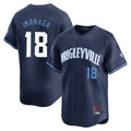 MATTH C.Cubs #18 Shota Imanaga Player Navy City Connect Limited Home Stitched Jerseys