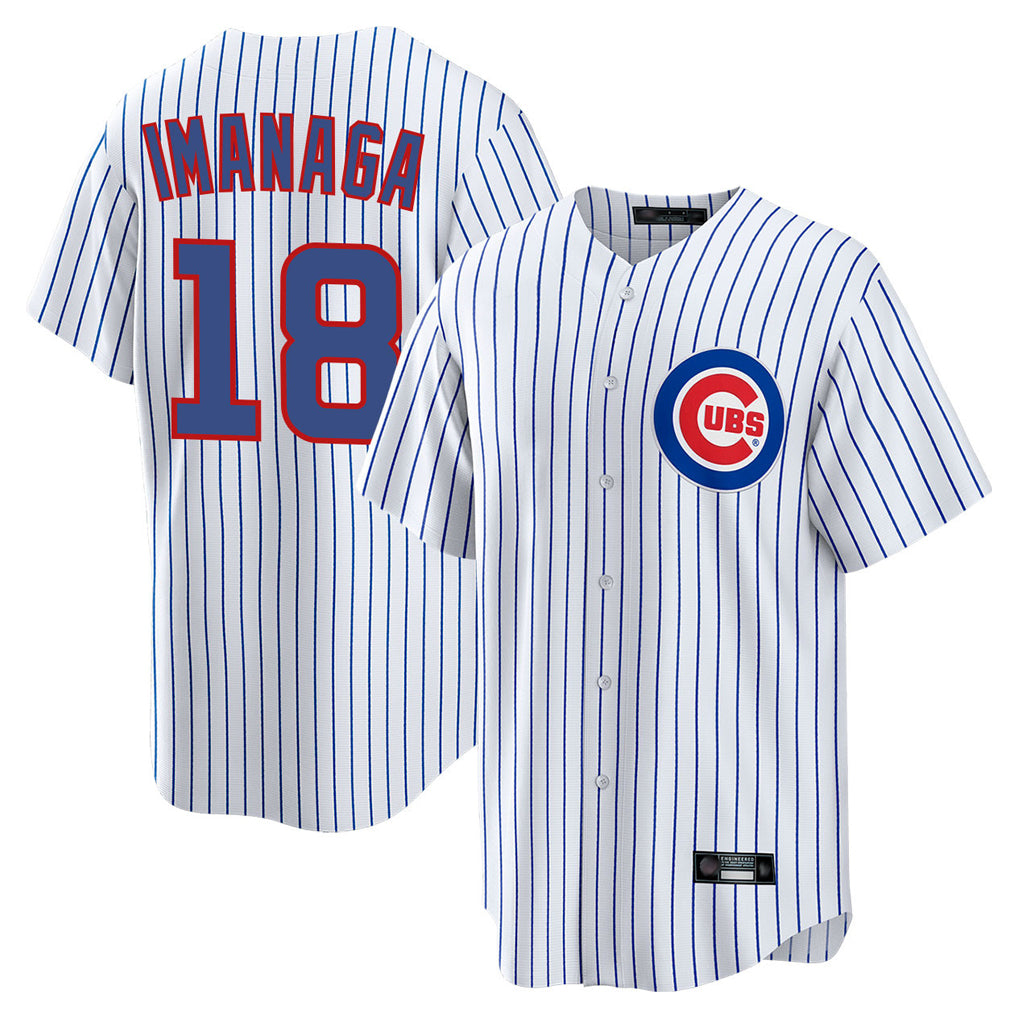 MATTH C.Cubs #18 Shota Imanaga Player White Game Home Stitched Jerseys