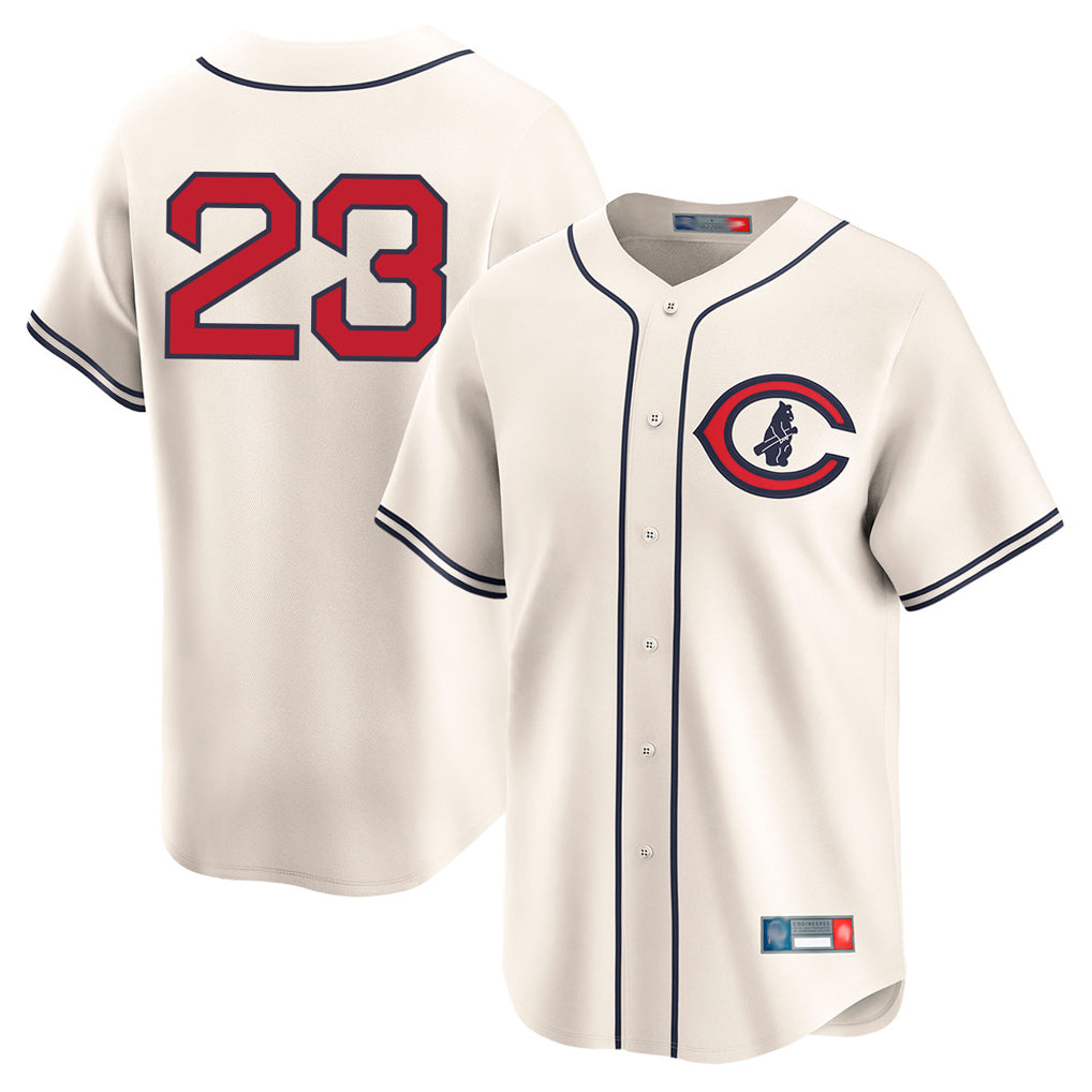 MATTH C.Cubs #23 Ryne Sandberg Player Cream Field of Dreams Limited Home Game Stitched Jerseys