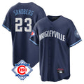 MATTH C.Cubs #23 Ryne Sandberg Player Navy 150th Anniversary City Connect Home Game Stitched Jerseys