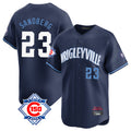 MATTH C.Cubs #23 Ryne Sandberg Player Navy City Connect 150th Anniversary Limited Home Stitched Jerseys
