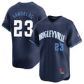 MATTH C.Cubs #23 Ryne Sandberg Player Navy City Connect Limited Home Stitched Jerseys