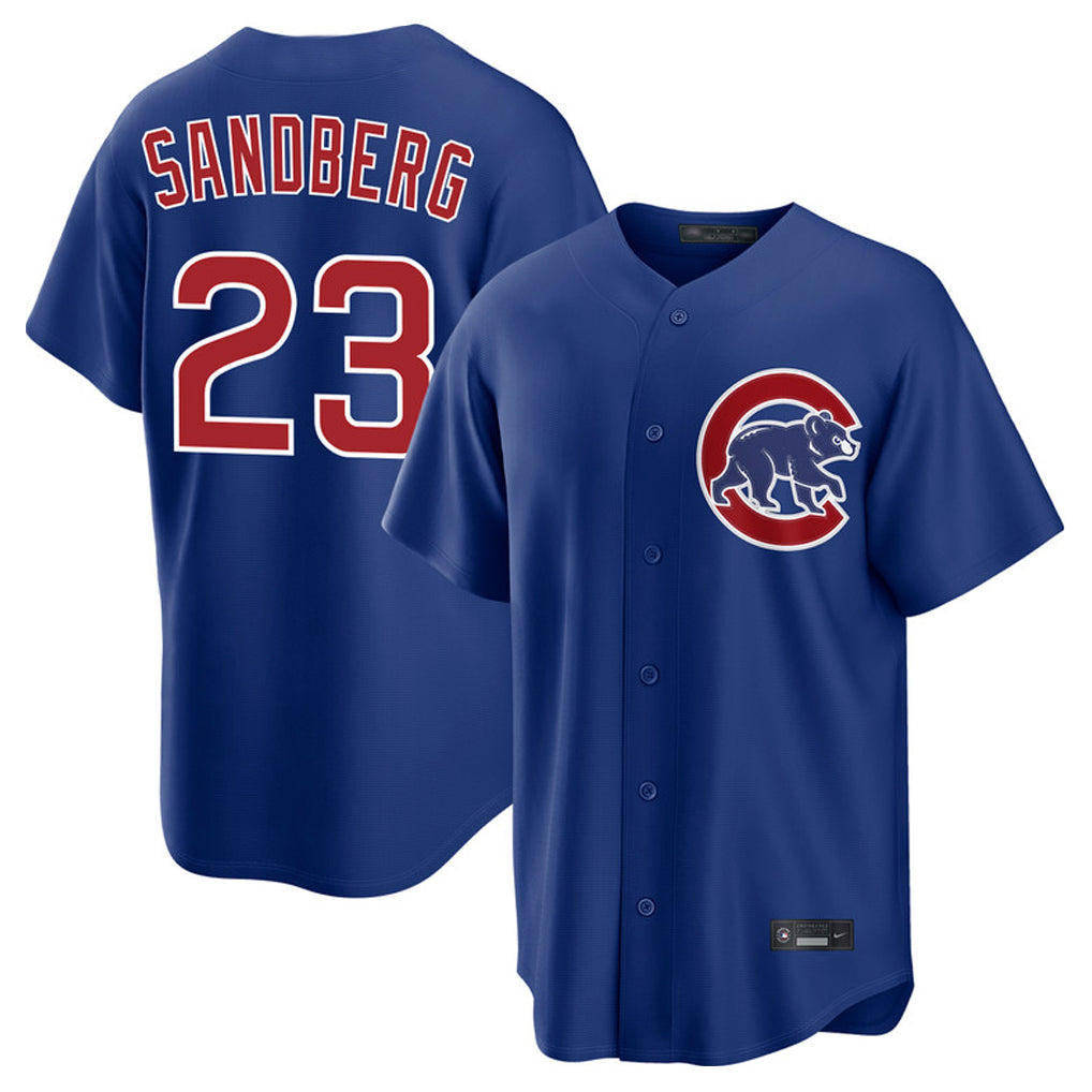 MATTH C.Cubs #23 Ryne Sandberg Player Royal Home Game Stitched Jerseys