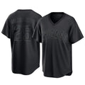 MATTH C.Cubs #25 Mois¡§|s Ballesteros Player Black T-shirt Home Game Stitched Jerseys
