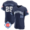 MATTH C.Cubs #25 Mois¡§|s Ballesteros Player Navy City Connect 150th Anniversary Limited Elite Home Stitched Jerseys