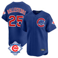 MATTH C.Cubs #25 Mois¡§|s Ballesteros Player Royal 150th Anniversary Limited Home Stitched Jerseys