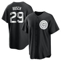 MATTH C.Cubs #29 Michael Busch Player Black Game Stitched Jerseys