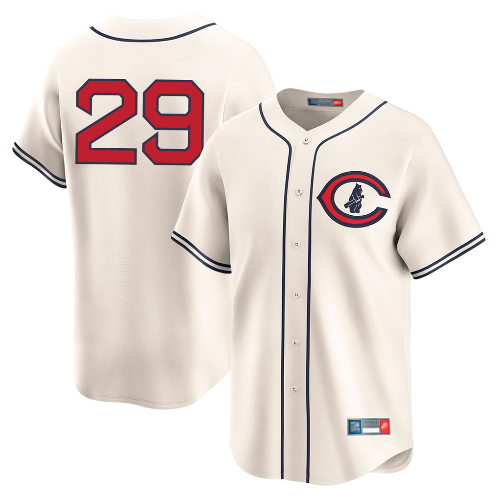 MATTH C.Cubs #29 Michael Busch Player Cream Field of Dreams Limited Home Game Stitched Jerseys