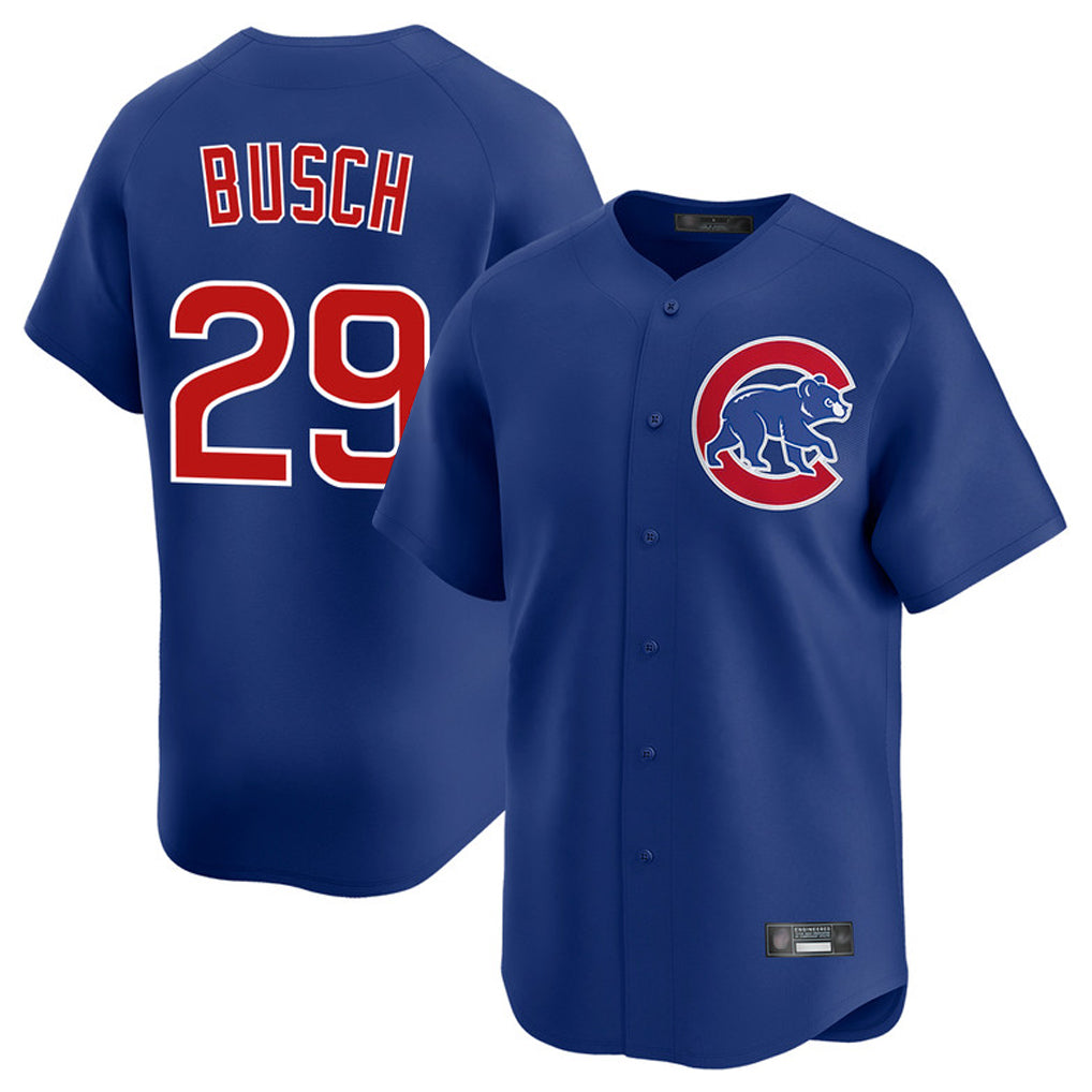 MATTH C.Cubs #29 Michael Busch Player Royal Limited Home Stitched Jerseys