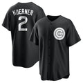 MATTH C.Cubs #2 Nico Hoerner Player Black Game Stitched Jerseys
