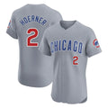 MATTH C.Cubs #2 Nico Hoerner Player Gray Road Limited Elite Home Stitched Jerseys