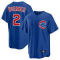 MATTH C.Cubs #2 Nico Hoerner Player Royal Home Game Stitched Jerseys