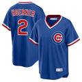 MATTH C.Cubs #2 Nico Hoerner Player Royal T-shirt Cooperstown Collection Limited Stitched Jerseys