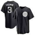 MATTH C.Cubs #3 Alex Bregman Black Game Stitched Jerseys