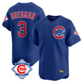 MATTH C.Cubs #3 Alex Bregman Royal 150th Anniversary Limited Home Stitched Jerseys