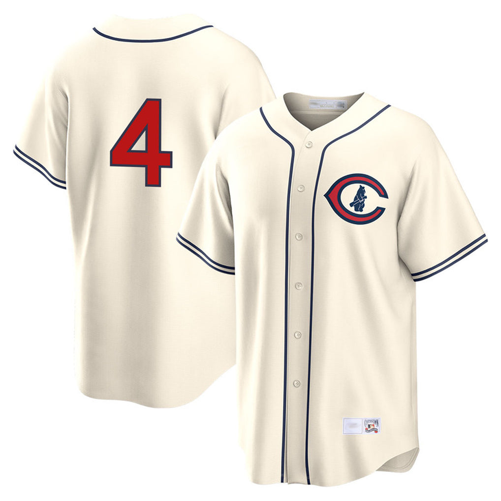 MATTH C.Cubs #4 Pete Crow-Armstrong Player Cream Field of Dreams Home Game Stitched Jerseys