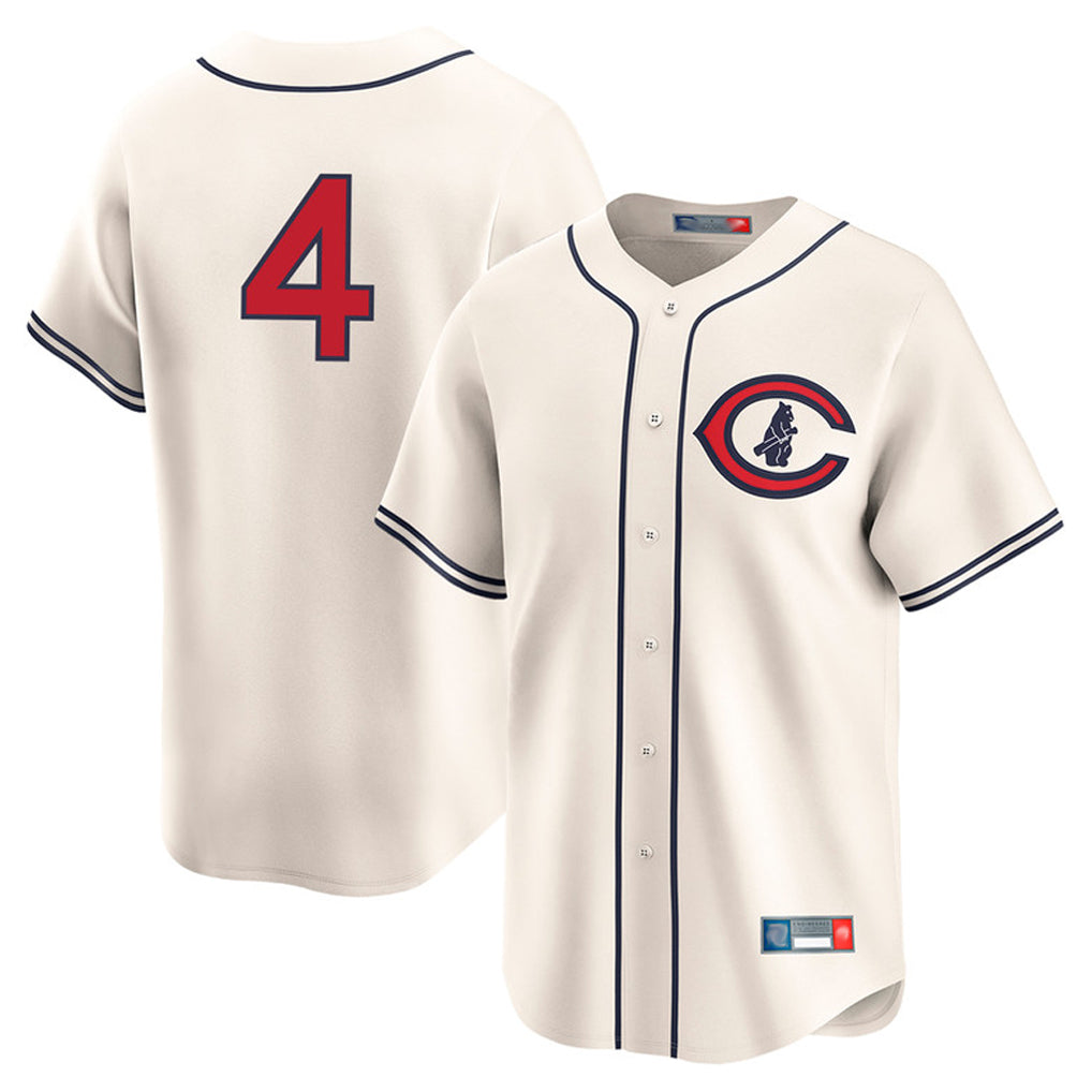 MATTH C.Cubs #4 Pete Crow-Armstrong Player Cream Field of Dreams Limited Home Game Stitched Jerseys