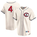 MATTH C.Cubs #4 Pete Crow-Armstrong Player Cream Field of Dreams Limited Home Game Stitched Jerseys