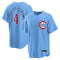 MATTH C.Cubs #4 Pete Crow-Armstrong Player Light Blue Home Game Stitched Jerseys