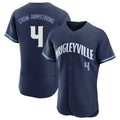 MATTH C.Cubs #4 Pete Crow-Armstrong Player Navy City Connect Limited Elite Home Stitched Jerseys
