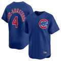 MATTH C.Cubs #4 Pete Crow-Armstrong Player Royal Limited Home Stitched Jerseys