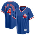 MATTH C.Cubs #4 Pete Crow-Armstrong Player Royal T-shirt Cooperstown Collection Limited Stitched Jerseys