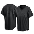 MATTH C.Cubs #8 Ian Happ Player Black T-shirt Home Game Stitched Jerseys