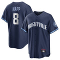 MATTH C.Cubs #8 Ian Happ Player Navy City Connect Home Game Stitched Jerseys