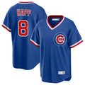 MATTH C.Cubs #8 Ian Happ Player Royal T-shirt Cooperstown Collection Limited Stitched Jerseys