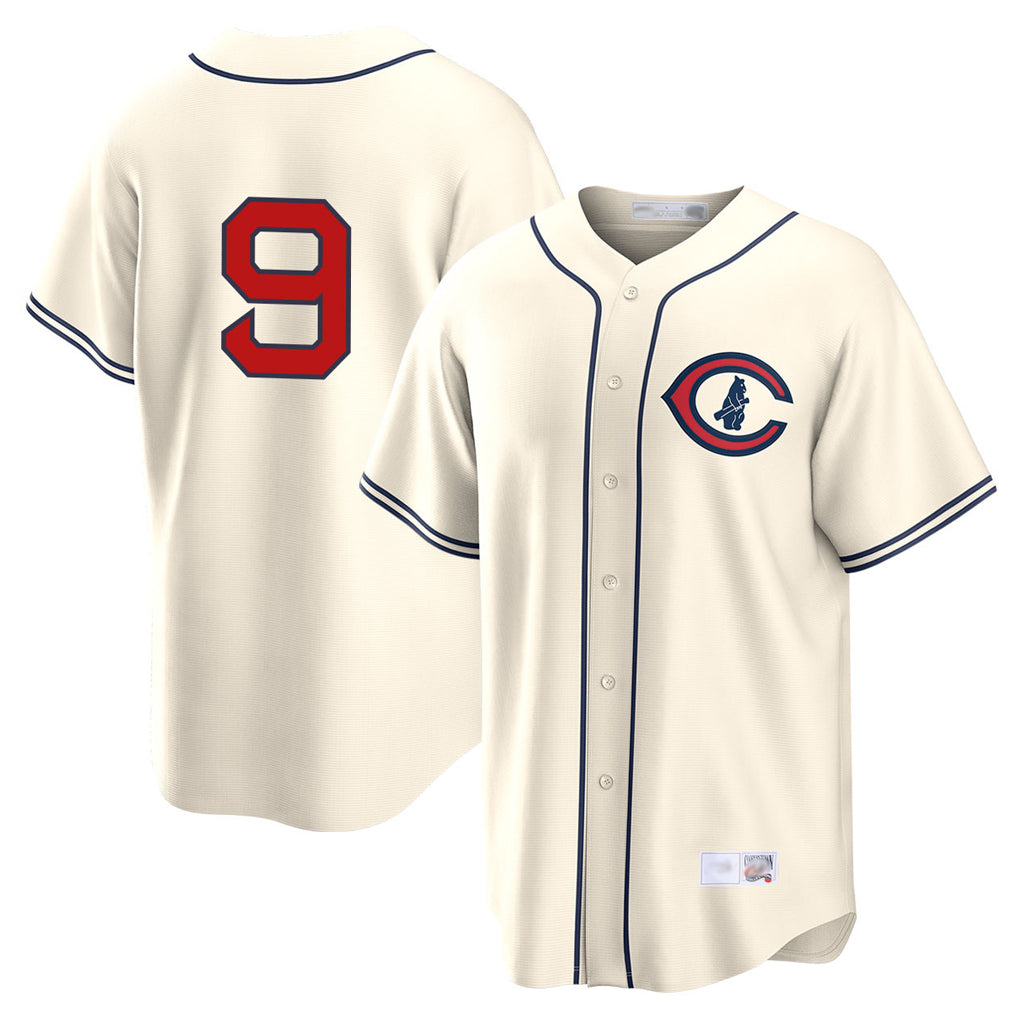 MATTH C.Cubs #9 Miguel Amaya Player Cream Field of Dreams Home Game Stitched Jerseys