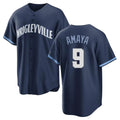 MATTH C.Cubs #9 Miguel Amaya Player Navy City Connect Home Game Stitched Jerseys