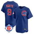 MATTH C.Cubs #9 Miguel Amaya Player Royal 150th Anniversary Limited Home Stitched Jerseys