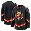 MATTH C.Flames Black Alternate Premium Jerseys