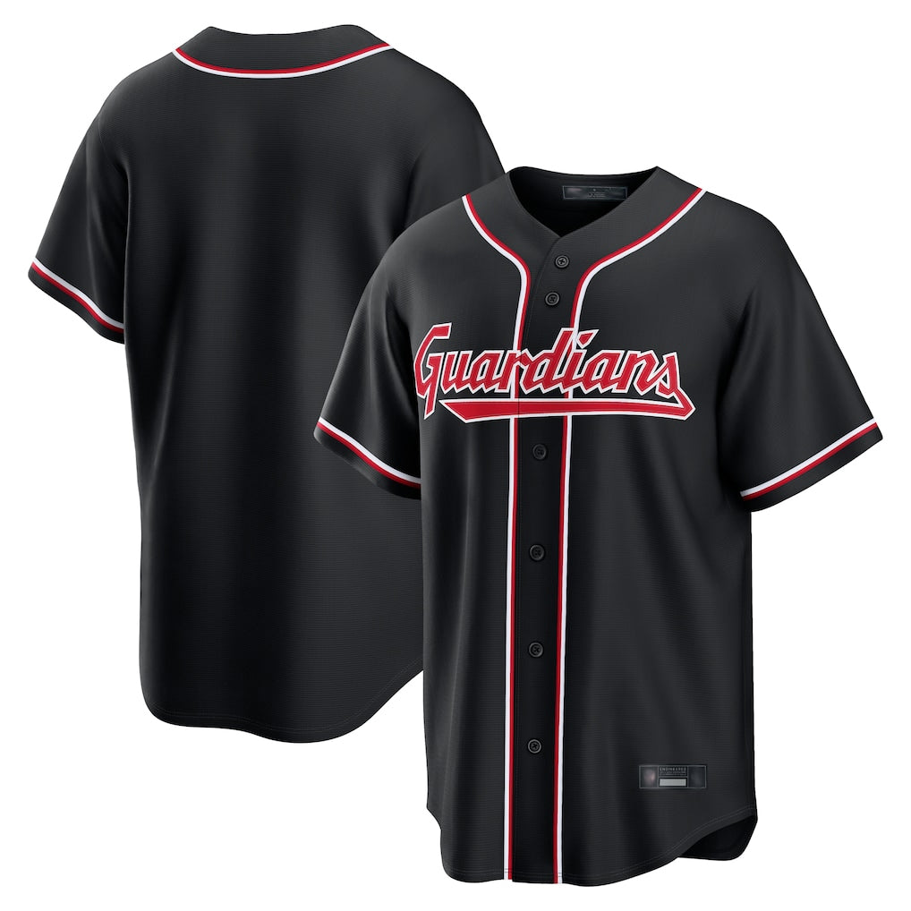 MATTH C.Guardians Black Fashion Out Home Game Blank Player Stitched Jerseys
