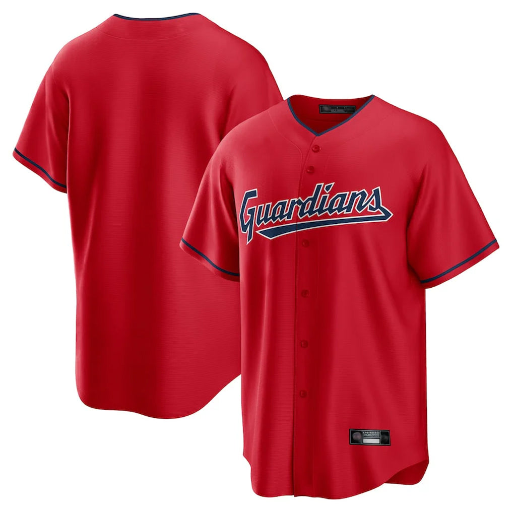 MATTH C.Guardians Red Home Game Blank Player Stitched Jerseys