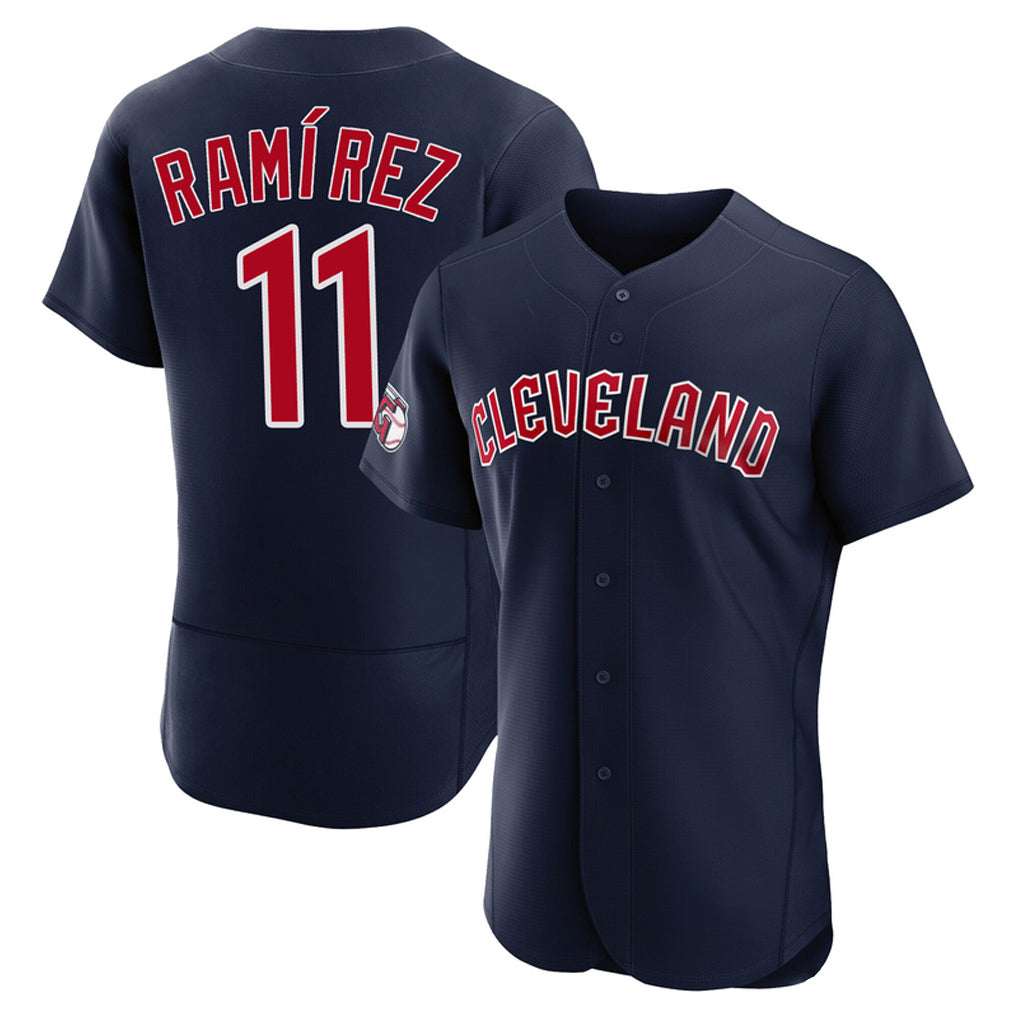 MATTH C.Guardians #11 Jose Ramirez Player Navy Limited Elite Home Stitched Jerseys