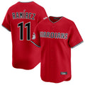 MATTH C.Guardians #11 Jose Ramirez Player Red Limited Home Stitched Jerseys
