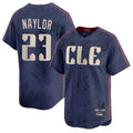 MATTH C.Guardians #23 Bo Naylor Player Navy City Connect Limited Home Stitched Jerseys
