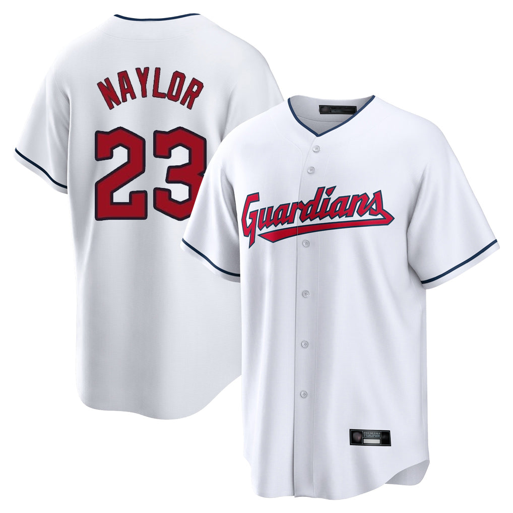 MATTH C.Guardians #23 Bo Naylor Player White Home Game Stitched Jerseys