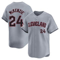 MATTH C.Guardians #24 Triston McKenzie Player Gray Road Limited Home Stitched Jerseys