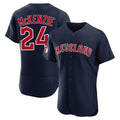 MATTH C.Guardians #24 Triston McKenzie Player Navy Limited Elite Home Stitched Jerseys