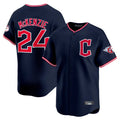 MATTH C.Guardians #24 Triston McKenzie Player Navy Limited Home Stitched Jerseys
