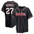 MATTH C.Guardians #27 Austin Hedges Player Black Fashion Out Home Game Stitched Jerseys